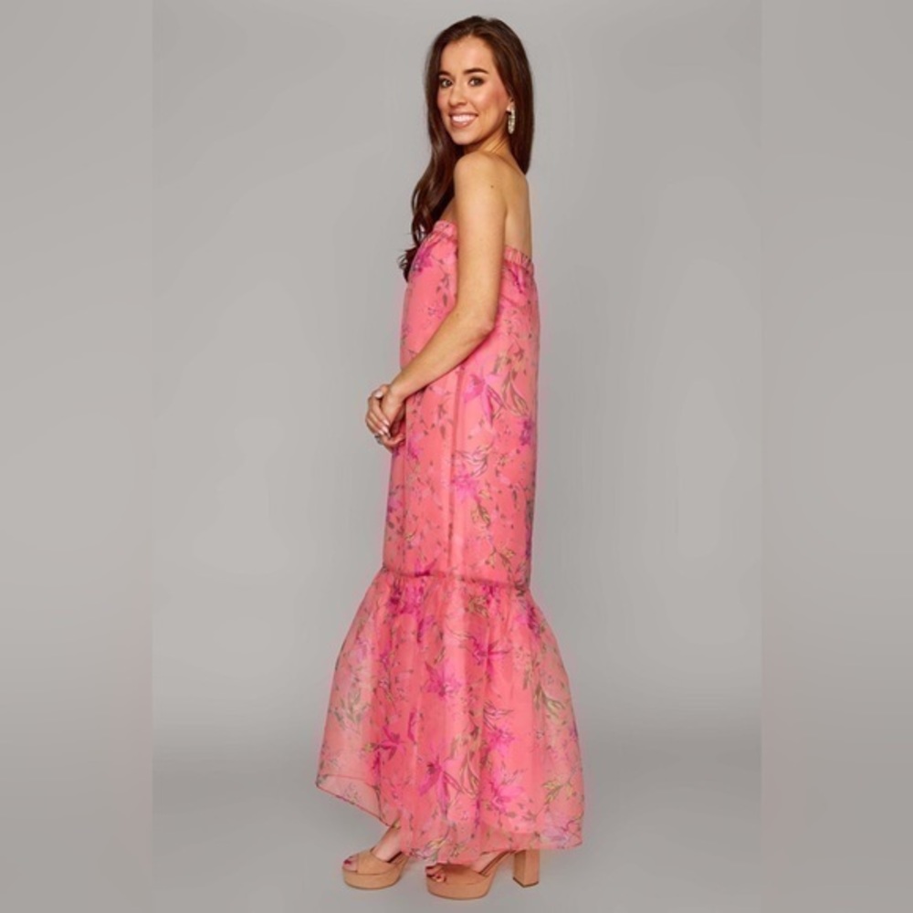 Buddy Love DAYTON STRAPLESS MAXI DRESS - DAYLILY size S